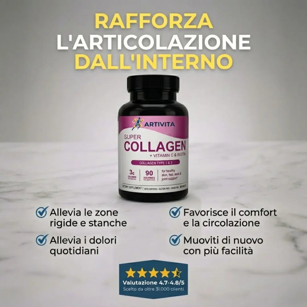 Integratore Bio Collagene e Curcuma Antiossidante