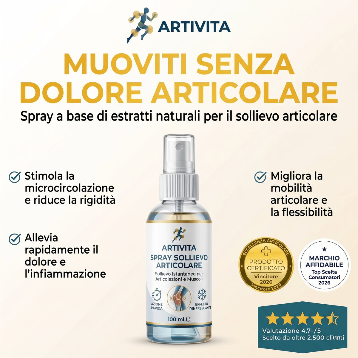 Spray Sollievo Articolare Immediato